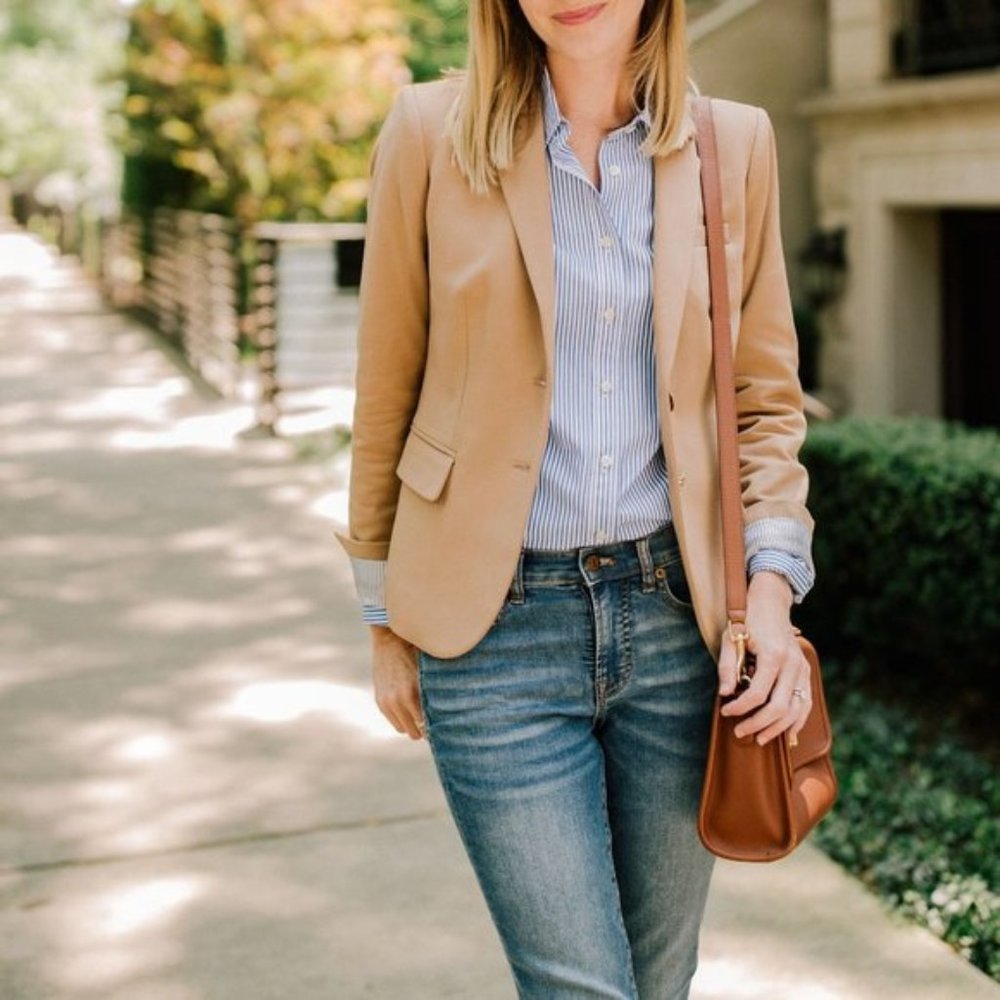 J. Crew Factory Tan Blazer